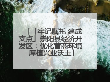 「牢记嘱托 建成支点」崇阳县经济开发区：优化营商环境 厚植兴业沃土