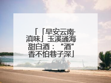 「早安云南·滇味」玉溪通海甜白酒：“酒”香不怕巷子深