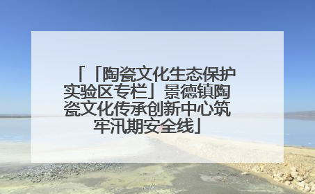 「陶瓷文化生态保护实验区专栏」景德镇陶瓷文化传承创新中心筑牢汛期安全线