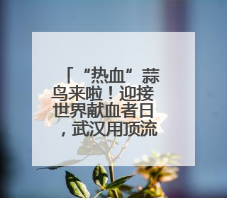 “热血”蒜鸟来啦！迎接世界献血者日，武汉用顶流IP致敬热血英雄