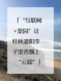 “互联网+果园”让桂林灌阳李子果香飘上“云端”