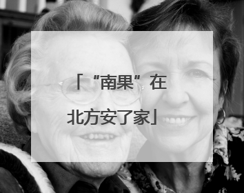 “南果”在北方安了家