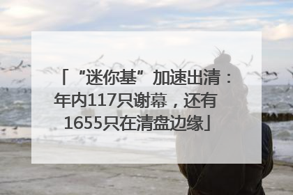 “迷你基”加速出清：年内117只谢幕，还有1655只在清盘边缘