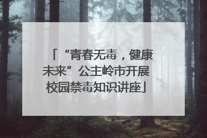 “青春无毒，健康未来”公主岭市开展校园禁毒知识讲座
