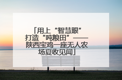用上“智慧眼” 打造“吨粮田”——陕西宝鸡一座无人农场夏收见闻