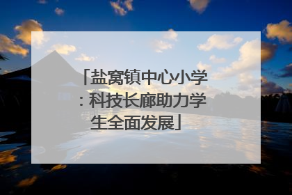 盐窝镇中心小学：科技长廊助力学生全面发展
