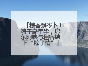 粽香飘岑卜！端午嘉年华，房东阿姨与租客结下“粽子情”