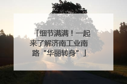 细节满满！一起来了解济南工业南路“华丽转身”