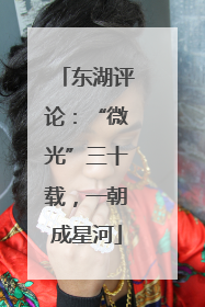 东湖评论：“微光”三十载，一朝成星河