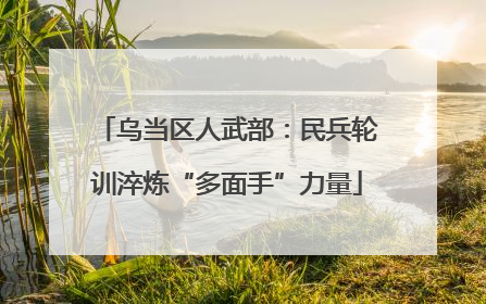 乌当区人武部：民兵轮训淬炼“多面手”力量