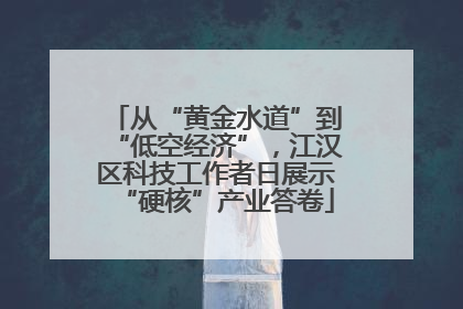从“黄金水道”到“低空经济”，江汉区科技工作者日展示“硬核”产业答卷