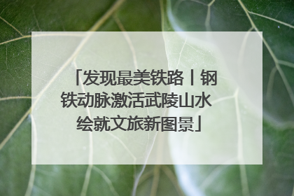 发现最美铁路丨钢铁动脉激活武陵山水 绘就文旅新图景