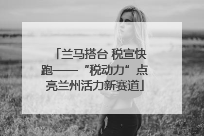 兰马搭台 税宣快跑——“税动力”点亮兰州活力新赛道