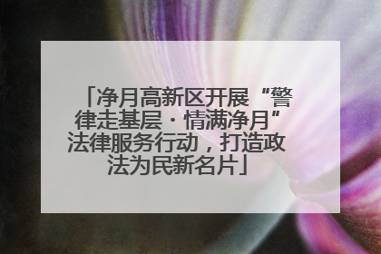 净月高新区开展“警律走基层・情满净月”法律服务行动，打造政法为民新名片