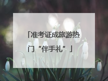 准考证成旅游热门“伴手礼”