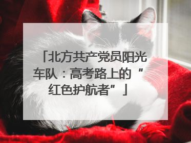 北方共产党员阳光车队：高考路上的“红色护航者”