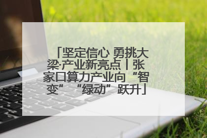 坚定信心 勇挑大梁·产业新亮点丨张家口算力产业向“智变”“绿动”跃升