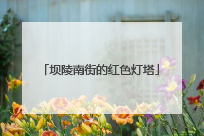 坝陵南街的红色灯塔