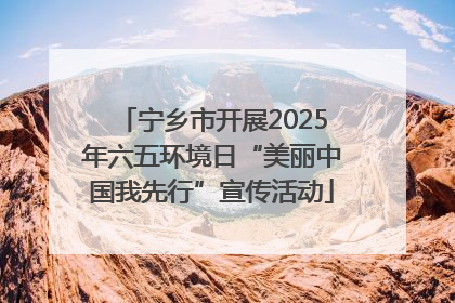宁乡市开展2025年六五环境日“美丽中国我先行”宣传活动