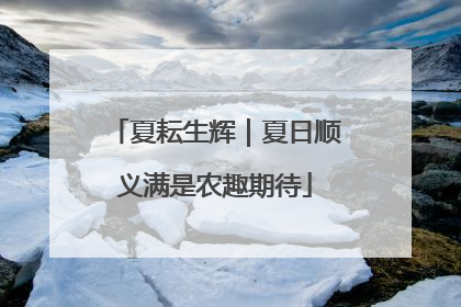 夏耘生辉｜夏日顺义满是农趣期待