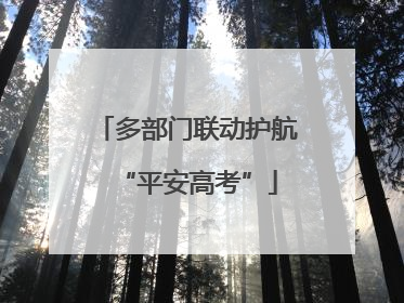 多部门联动护航“平安高考”
