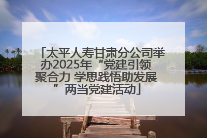 太平人寿甘肃分公司举办2025年“党建引领聚合力 学思践悟助发展”两当党建活动