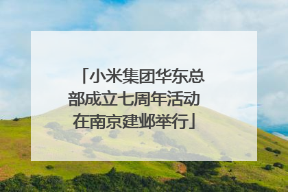 小米集团华东总部成立七周年活动在南京建邺举行