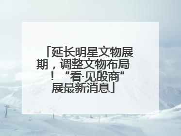 延长明星文物展期，调整文物布局！“看·见殷商”展最新消息