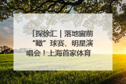 探徐汇｜落地窗前“瞰”球赛、明星演唱会！上海首家体育特色高端酒店亮相
