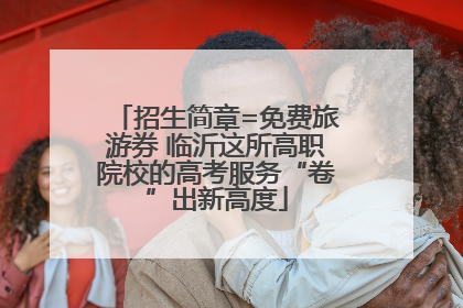 招生简章=免费旅游券 临沂这所高职院校的高考服务“卷”出新高度