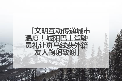 文明互动传递城市温度！城阳巴士驾驶员礼让斑马线获外籍友人鞠躬致谢