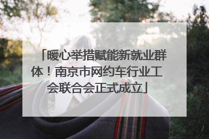 暖心举措赋能新就业群体！南京市网约车行业工会联合会正式成立