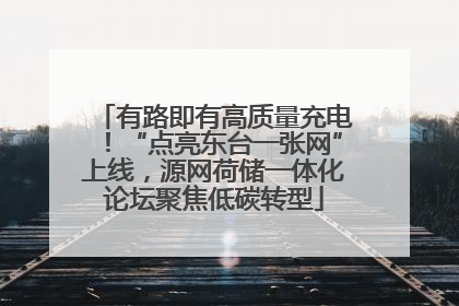 有路即有高质量充电！“点亮东台一张网”上线，源网荷储一体化论坛聚焦低碳转型