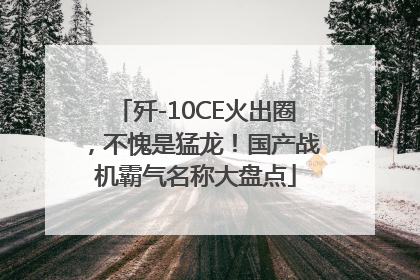 歼-10CE火出圈，不愧是猛龙！国产战机霸气名称大盘点
