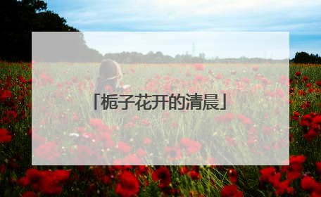 栀子花开的清晨