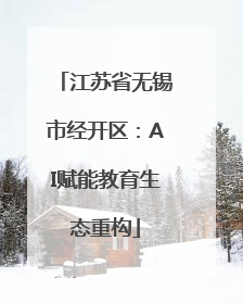 江苏省无锡市经开区：AI赋能教育生态重构