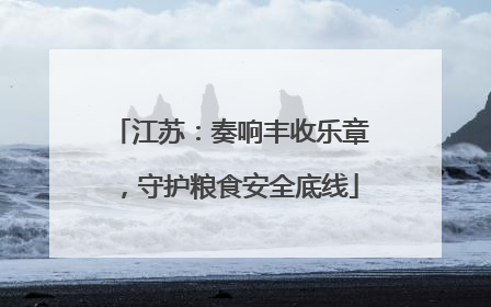 江苏：奏响丰收乐章，守护粮食安全底线