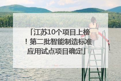 江苏10个项目上榜！第二批智能制造标准应用试点项目确定