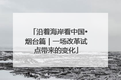 沿着海岸看中国•烟台篇｜一场改革试点带来的变化