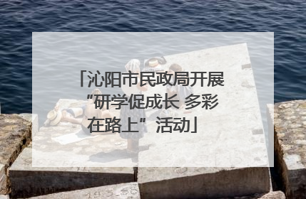 沁阳市民政局开展“研学促成长 多彩在路上”活动