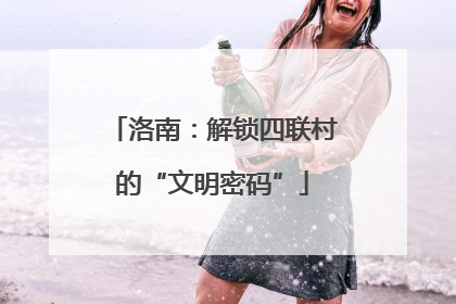 洛南：解锁四联村的“文明密码”