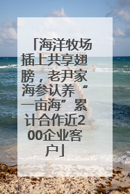 海洋牧场插上共享翅膀，老尹家海参认养“一亩海”累计合作近200企业客户