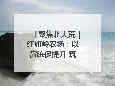 聚焦北大荒｜红旗岭农场：以演练促提升 筑牢平安基石