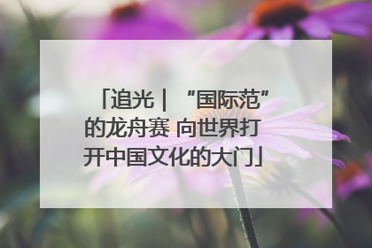 追光｜“国际范”的龙舟赛 向世界打开中国文化的大门
