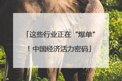 这些行业正在“爆单”！中国经济活力密码