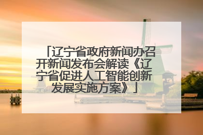 辽宁省政府新闻办召开新闻发布会解读《辽宁省促进人工智能创新发展实施方案》