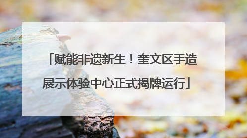 赋能非遗新生！奎文区手造展示体验中心正式揭牌运行
