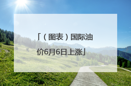 （图表）国际油价6月6日上涨