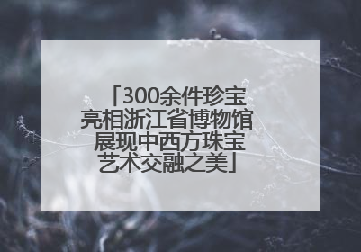 300余件珍宝亮相浙江省博物馆 展现中西方珠宝艺术交融之美