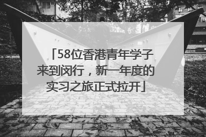 58位香港青年学子来到闵行，新一年度的实习之旅正式拉开